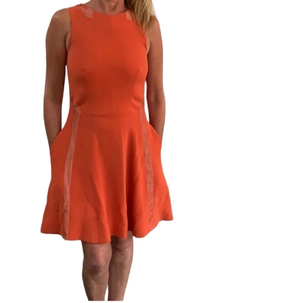 Rag & Bone Orange Sleeveless Dress Sz 6